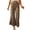 Khaki, variant on Vedolay Women's Pants For Work Women's Plus Size Chain Flare Leg Bell Bottom Pants,Coffee XXL