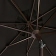 thumbnail image 3 of Safavieh Ortega 9' Market Crank Auto Tilt Patio Umbrella, Black, 3 of 6