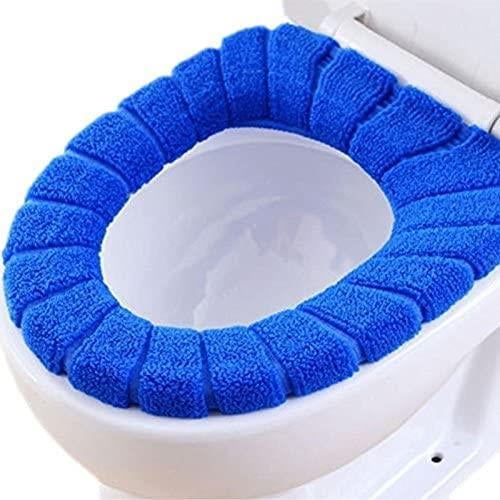 Toilet Seat Cover Bathroom Soft Stretchable Washable Pad Easy To Install And Clean Navy Blue 1pcs Com - Navy Blue Toilet Seat Cover Set Toilet Seat Cover Bathroom Soft Stretchable Washable Pad Easy To Install And Clean Navy Blue 1pcs Com - Navy Blue Toilet Seat Cover Set