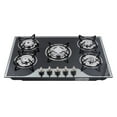 thumbnail image 6 of ANQIDI 30.3" Gas Cooktop 5 Burners Gas Hobs Built-in Automatic Pulse Ignition Gas Stove LPG/NG Gas Tempered Glass Kitchen Cooker, 6 of 12