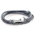 thumbnail image 4 of Nueva pulsera ajustable de ancla de paracord de moda para hombres y mujeres con dijes Su,15, 4 of 5