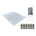 thumbnail image 4 of Lona para acampar, tienda de campaña, impermeable, hamaca, lona, ​​toldo para acampar a prueba de lluvia 220cm x 180cm, 4 of 8
