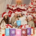 thumbnail image 2 of HOWAF 12 Pack Christmas Snowflake Gift Bags with Handle, Snowflake Treat Bags for Winter Christmas Party Decoration Christmas Snowflake Paper Bags with Handle, 2 of 8