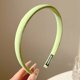 thumbnail image 4 of Diadema a cuadros para mujer, bandas para el pelo a rayas estampadas para niña, cinta de tela, pieza de cabeza dura, diadema envuelta en satén, 5 uds., 4 of 5