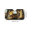 thumbnail image 2 of EGNMCR Car Windshield Sunshade Foldable Sunshade For Sun Protection And Heat Insulation Polyester S unshade, 2 of 5