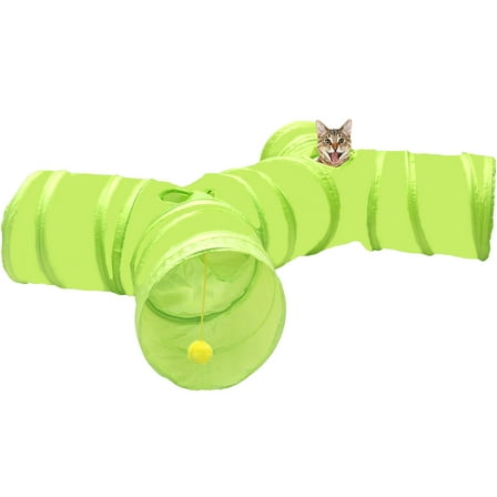 Youngever Cat Tunnel, Cat Tube Tunnel, Pet Tube Toy, 4 Ways Cat Tunnel, Kitty Tunnel