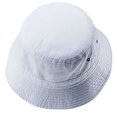 thumbnail image 1 of Sombrero de sol lavado teñido de pigmento - blanco pequeño / medio MCap Sombrero de copa, 1 of 1
