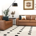 thumbnail image 4 of Roundhill Furniture Sakan Leather Upholstered 4-Piece Living Room Set, Sofa Loveseat Cutler Chair and Ottoman, Caramel, 4 of 16