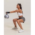 thumbnail image 7 of Pinspark Running Shorts for Women Quick Dry Gym Athletic Workout Shorts with Liner 2 Pockets Drawstring High Waisted Short, 7 of 7