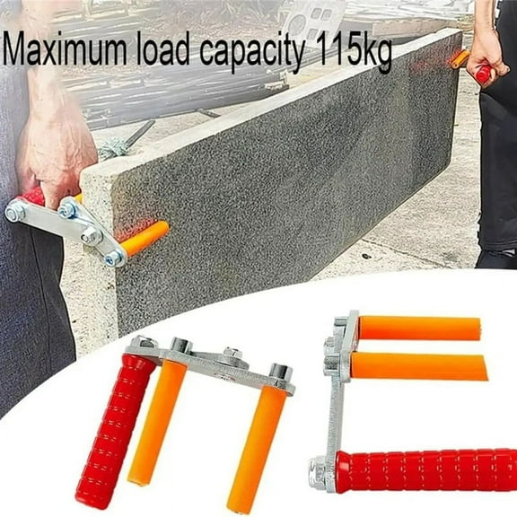 Board Lifter Labour Drywall Bracket with Comfort Grip Clip Hand Lifting Clamps Slab and Glass Handling Tool Labour