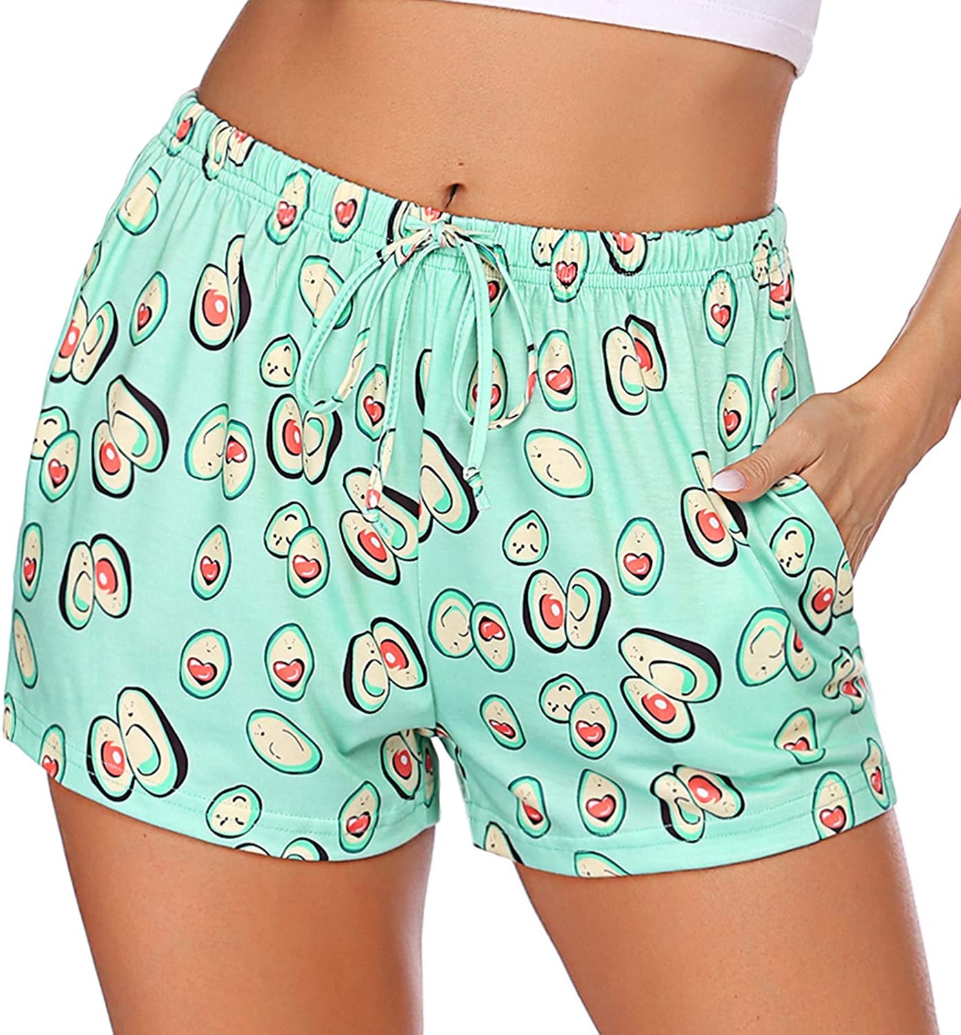 Women Pajama Shorts Comfy Lounge Bottom 