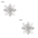 thumbnail image 4 of sweethay 10 Uds. Navidad grande 11cm Poinsettia brillo flor árbol colgante decoración de fiesta Type1 NO1, 4 of 6