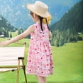 thumbnail image 3 of Vestido de niña Ropa infantil Ropa de casa Pijama de verano de seda de algodón para bebé Falda de princesa de playa para niña mc, 3 of 6