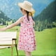 thumbnail image 4 of Vestido de niña Ropa infantil Ropa de casa Pijama de verano de seda de algodón para bebé Falda de princesa de playa para niña mc, 4 of 6