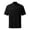 Black, variant on MIXUE Mens Casual Button Down Shirts Solid Color Stank Short Sleeve Casual Shirt Tops Activewear,Black,XXL