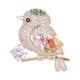 thumbnail image 1 of SGACAI Broche de pájaro DeliUSte para mujeres y niñas, insignias, ropa, joyas, Navidad, EE. UU., 1 of 7