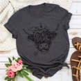 thumbnail image 4 of PENGXIANG Women Funny Cow T-Shirt Tee-Rose Gold-Xl, 4 of 6