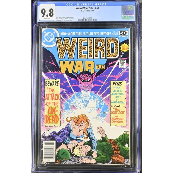 Weird War Tales #67 - CGC 9.8 Comic Book