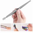 thumbnail image 3 of Nail Art Tweezers Stainless Steel Cross Action Tweezers Multi-Function Clip Manicure Curve Nipper Picking Rhinestone Nail Tools, 3 of 7