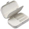 thumbnail image 3 of Jewellery Box Premium Jewellery Organiser Case Pu Leather Various Compartments HFW, 3 of 5