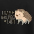 thumbnail image 3 of CafePress - Crazy Hedgehog Lady Pajamas - Women's Short Sleeve Print T-Shirt and Pants Dark Cotton Pajama Set, 3 of 7