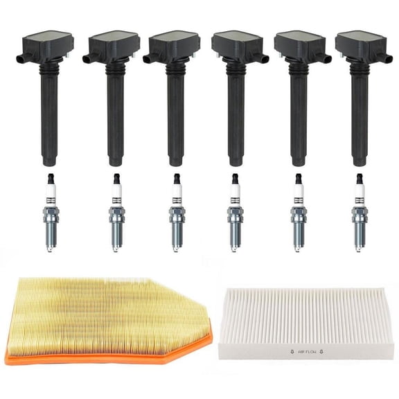 Ignition Coils Spark Plugs Air & Cabin Filters for Chrysler 300 3.6L 11-19 14pc