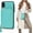 Mint Green, variant on Crossbody Wallet Case for iPhone X Xs, RFID Blocking PU Leather Zipper Handbag Purse Flip Cover, Kickstand Folio Case with Card Slots Holder Wrist Strap Lanyard 5.8 Inch (Rose Gold)