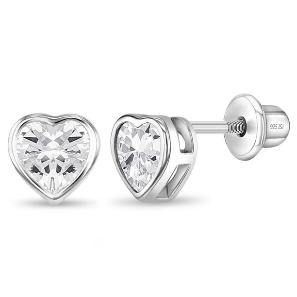 Cubic zirconia earrings sterling silver outlet