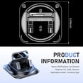 thumbnail image 2 of Dashboard Phone Cradle Mount, One-hand Operation Dashboard Mobile Phone Cradle, Non-slip 360-degree Rotation Smartphone Holder Mount, Universal for Most Cars, SUVs, Trucks (Black), 2 of 7