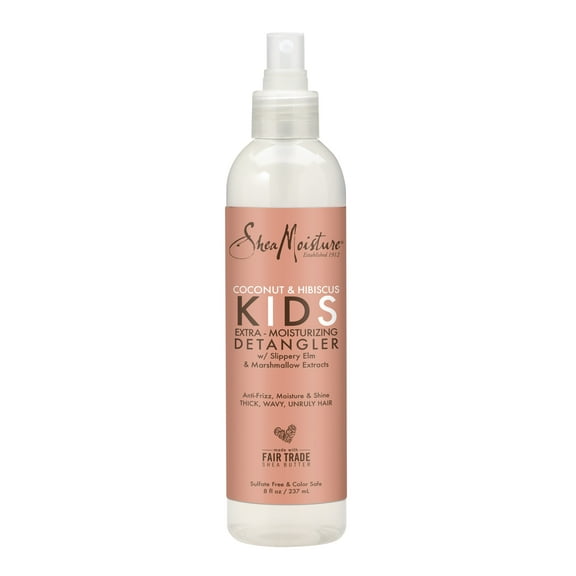 SheaMoisture Kids Extra Moisturizing Detangler hairspray with Slippery Elm, 8 fl oz