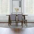 thumbnail image 5 of Kenza Mid-Century Style 5 Piece Solid Wood Dining Set Walnut Brown, 5 of 6