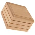 thumbnail image 2 of Bamboo Soap Holder with Lid for Bathroom Shower Drainage Design Beige 4.72x3.15x2.95 Inches, 2 of 5
