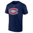 thumbnail image 2 of Men's Fanatics Ivan Demidov Navy Montreal Canadiens Authentic Stack Name & Number T-Shirt, 2 of 3