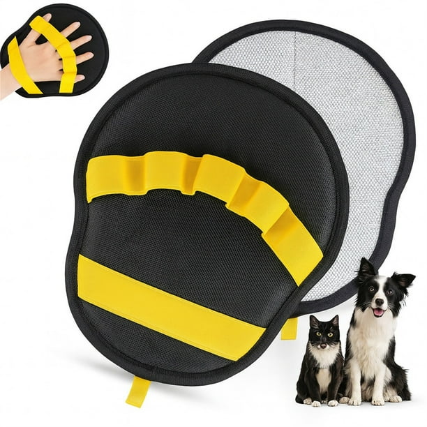 Guantes para Quitar El Pelo de Mascotas Yst251218002 | Quitapelusas Electrostático Reutilizable para Sofás, Alfombras y Ropa | Herramienta de Aseo con Masaje Suave para Gatos y Perros | Limpiador Mul