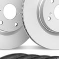 thumbnail image 3 of KarParts360 For Volvo C30 2007-2013 Brake Set Front | Plain Rotor Style | Performance / Racing Driving Style, 3 of 4