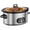 silver, variant on edx 6QT Slow Cooker, Stoneware Crock with Removable Pot, Stainless Steel, Sliver