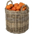 thumbnail image 3 of Kouboo Kobo Handles Rattan Storage Basket, Gray, 3 of 13