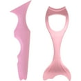 thumbnail image 1 of 2pcs Convenient Silicone Eyeliner Stencil Woman Use Beauty Ruler Eyeshadow Stencil Guide Tool, 1 of 9