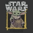 thumbnail image 2 of Men's Star Wars: The Mandalorian Grogu Mummy Logo Graphic T-Shirt, 2 of 3
