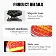 thumbnail image 7 of Wire Brake Lights for Trailer, 2025 New Wire Magnetic LED Rear Trailer Tail Lights Kits for Boat Truck Rv Stop Turn Signal (Regular-2 pcs), 7 of 7