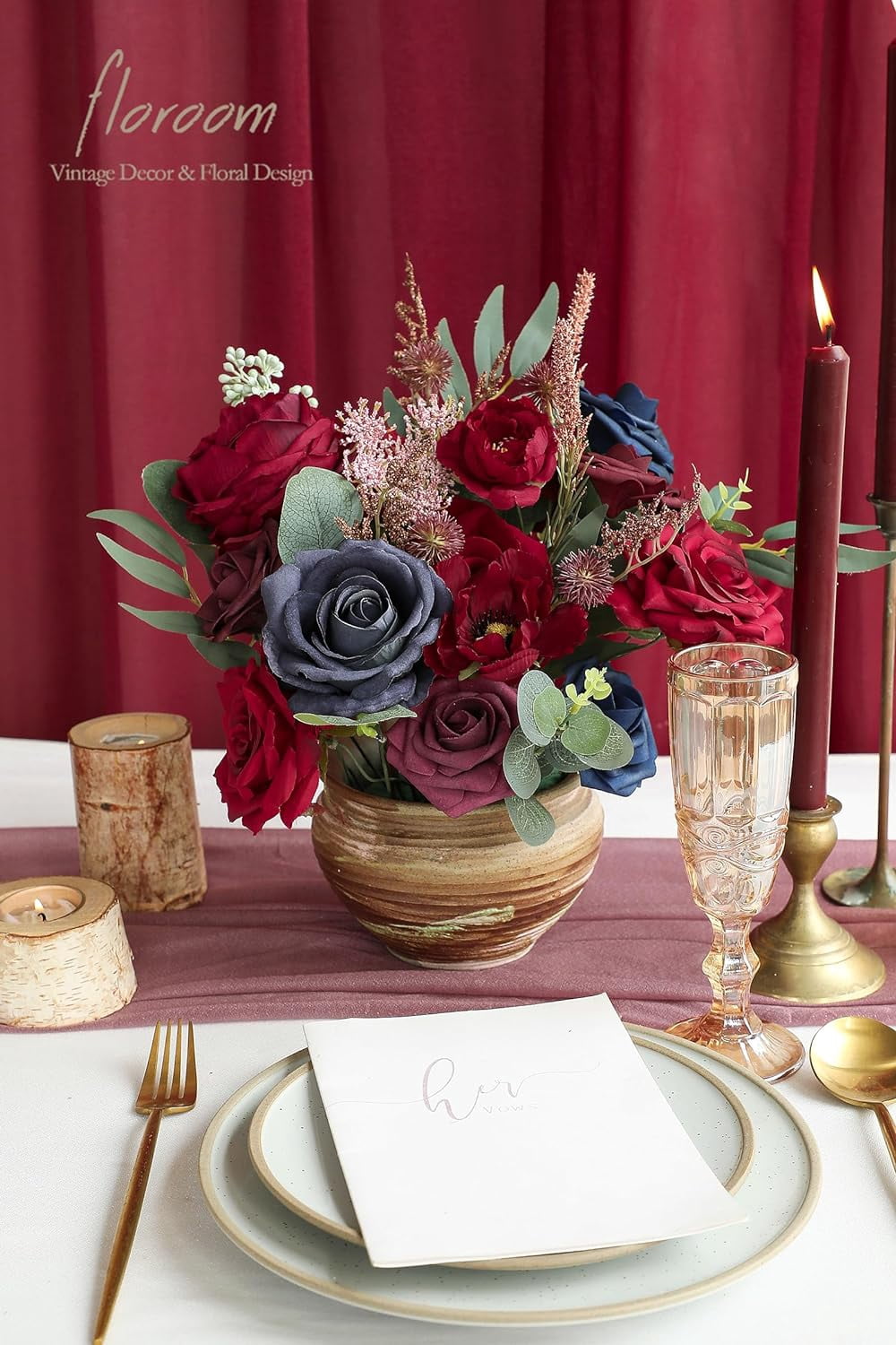 Dusty Rose Cream Artificial Flowers Fake Roses Peonies and Greenery Combo Box Set for DIY Wedding Bouquets Bridal Shower Centerpieces Floral Arrangements Party Tables Home Decorations