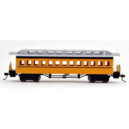 Passenger Cars Ho Scale - Bachmann HO Scale Passenger Coach Painted Unlettered Yellow 13403