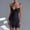 Black, variant on Women's Summer Sleepshirt Nightgown V Neck Sleeveless Dress Casual Loungewear Comfortable Sleepwear Grandmother Sleepwear Womens Nightgowns plus Size 1x Size Long Women Sleepwear Oversized