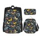 thumbnail image 1 of Balery Flowers Butterfly Mochila escolar 3 en 1 para niños: mochila resistente con lonchera térmica y estuche para lápices. Mochila escolar para niños y niñas., 1 of 7