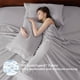 thumbnail image 4 of Juego de sábanas Bedsure GentleSoft Deep Pocket Queen, color gris claro, 4 of 6