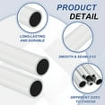 thumbnail image 3 of Tubo redondo de aluminio Uxcell 6063 1.5" (38mm) OD x 1.34" (34mm) ID 18" (457.2mm) Longitud Tubo recto de metal para industrial, manualidades de bricolaje, muebles, decoración, plata, 3 of 7