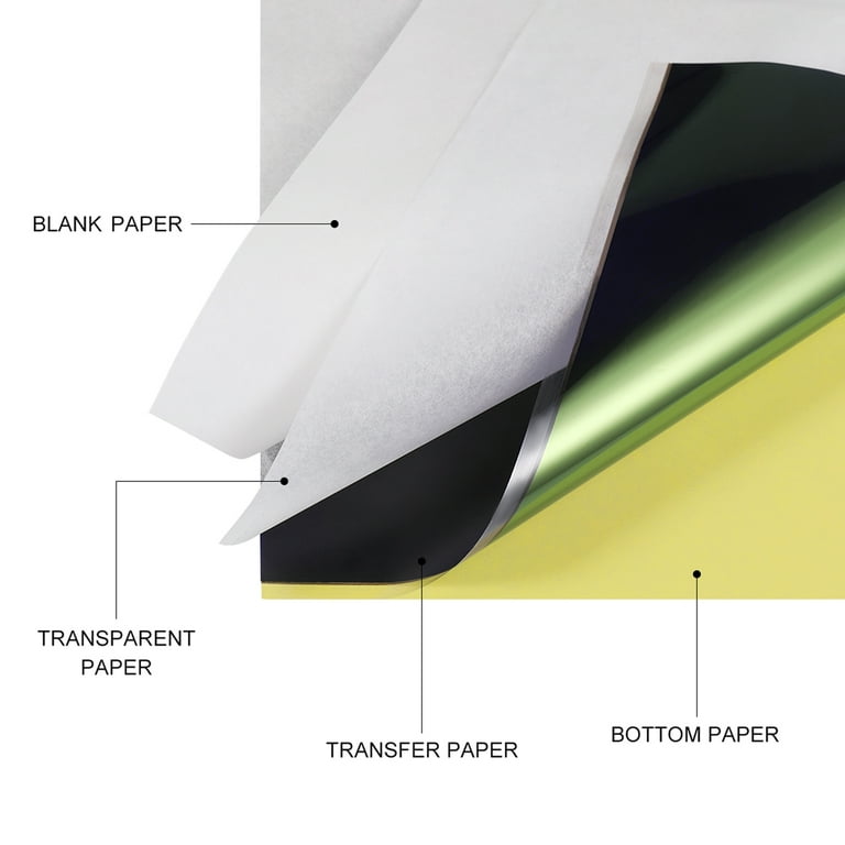 Biplut 100 Sheets Carbon Transfer Paper Clear Reusable Erasable
