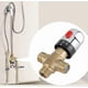 thumbnail image 5 of Hot Cold Water Mixer Valve Solid Brass Thermostatic Mixing Valve Fixed G1/2 35-45 15mm, 5 of 5