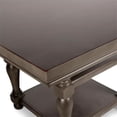 thumbnail image 4 of Steve Silver Caswell Distressed Harbor Grey Counter Table, 4 of 7