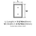 thumbnail image 3 of Mulholland 1 Receptacle Black Bronze Wall Plate, 3 of 3
